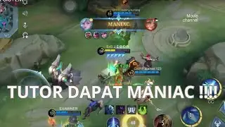 TUTOR MANIAC !!! MIYA VS BEATRIX !!! GAME CUMA 10 MENIT DAPAT MANIAC PULA  !!!! Mobile Legends