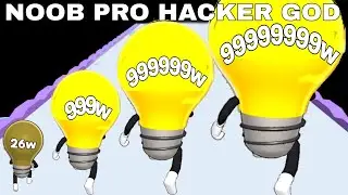 NOOB VS PRO VS HACKER VS GOD  in Watt the bulb
