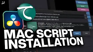 DaVinci Resolve | Mac Tekito Script Installation