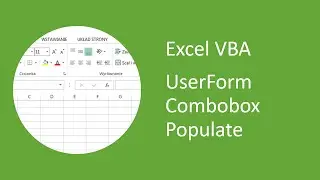 Excel VBA UserForm Combobox Populate from an Array (Multidimensional)