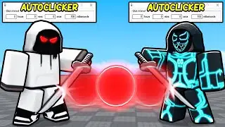 AUTOCLICKER Vs AUTOCLICKER In Roblox Blade Ball..