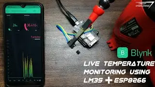 Temperature measure using lm35 and esp8266 | Blynk | Live temperature monitoring