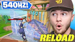 Destroying Fortnite RELOAD On A 540Hz MONITOR!