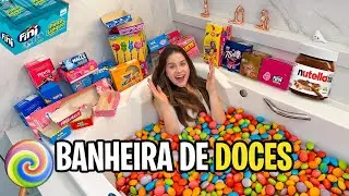 FIZEMOS UMA BANHEIRA DE DOCES SECRETA...