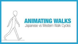 Animating Walks: Japanese vs Western Walk Cycles