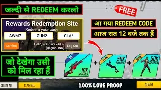FREE FIRE REDEEM CODE TODAY 24 JUNE | FREE FIRE REDEEM CODE | FF REDEEM CODE TODAY