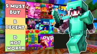 EVERY Minecraft Marketplace PvP Texture Pack RANKED!