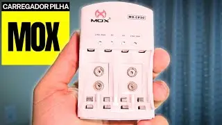 CARREGADOR DE PILHA MOX MO-CP50 | APRENDA USAR