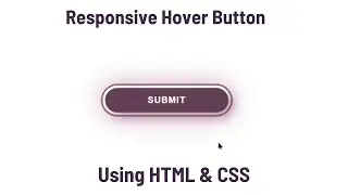 How To Create Hover Button Using HTML,CSS | IT World | #frontenddeveloper #htmlcss #buttonhover