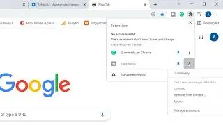 How to Unpin Extensions from the Google Chrome Toolbar