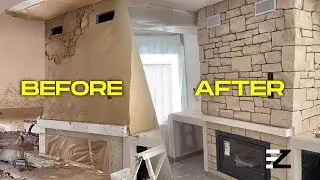 How to make ARTIFICIAL STONE process with Concrete Time Lapse