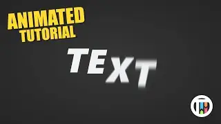 Animated Text Letters Motion Graphic - Blender 3.0 Tutorial