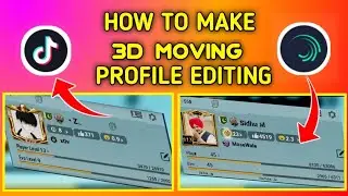 3D Profile Move and Writing Auto Name, ID Number | PUBG MOBILE NEW 3D PROFILE EDITING TUTORIAL 🔥