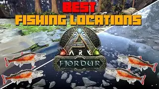 ARK: Fjordur | Best FISHING Locations | Fish Spots For Shadowmane Taming!