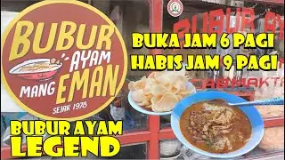 BUBUR AYAM MANG EMAN - VIRAL DI GARUT BUKA HANYA 3 JAM SUDAH LUDES