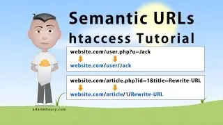 Semantic URL htaccess Tutorial SEO Friendly Clean Links Rewrite