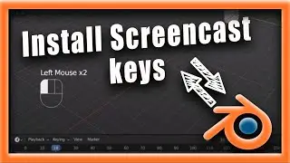 Blender Tutorial: How To  Set up Screencast Keys In Blender 3 4 0