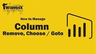 How to manage Columns - Remove, Choose, or Goto in Power Query | Willntrix Learnings