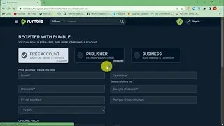 How To Create Rumble Account | Upload Video on Rumble