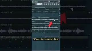 Raccourci CLAVIER "cut" et "brush" sur FL Studio ✂ #shorts