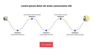 Animated Wave Timeline -  Bricks Builder Template