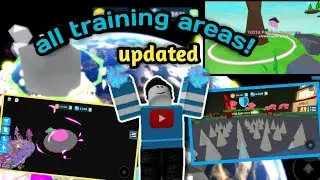 All Training Areas In Roblox Super Power Fighting Simulator (March 2021)