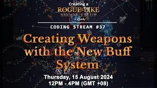 Coding Stream #37 — Creating a Rogue-like (like Vampire Survivors) in Unity