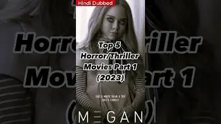 Top 5 Horror/Thriller Movies of 2023 - Part 1 | Dare to watch movies 🤫👹 | #2023 #movies  #shorts