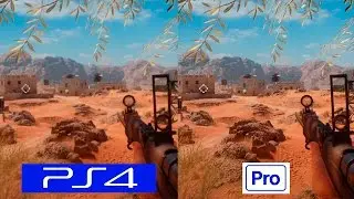 Battlefield 1 | PS4 VS PS4 PRO | COMPARISON | Comparativa