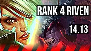 RIVEN vs AATROX (TOP) | Rank 4 Riven, 6 solo kills, 40k DMG | BR Challenger | 14.13