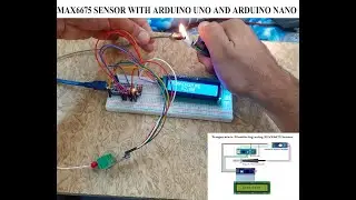 MAX6675 Temperature Sensor with Arduino Uno and Arduino Nano