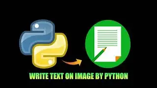 How To Write Text On Solid Image By Python Opencv(cv2) package