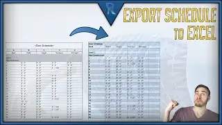 How to Export Any Schedule to Excel [EASY!] | Revit