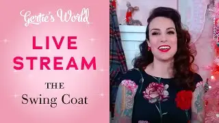 Gertie's Live Stream 12/1: A Tree-side Chat, plus The Swing Coat