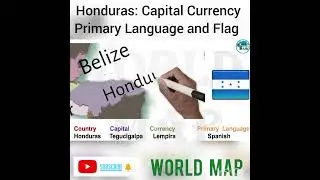 Honduras: Capital, Currency, Primary Language and Flag / 14th Country of North America