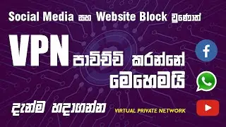 VPN Sinhala - Social Media Issue | How To Use