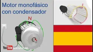 Motor Monofásico con condensador - como funciona