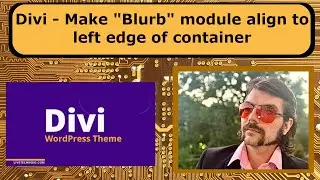 How to make Divi Blurb module align all the way to the edge