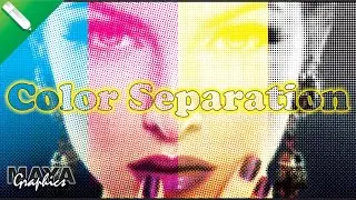 Color Separation for Screen Printing in Coreldraw | CMYK Color Separation tutorial