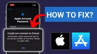 How to fix? Could not connect to iCloud | How to fix phone number cannot be used at this time