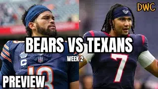 BEARS VS TEXANS WEEK 2 PREVIEW || Sunday Night Football Showdown!