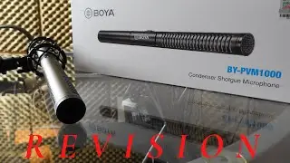 Microfono shotgun Boya PVM1000 (revision y prueba)