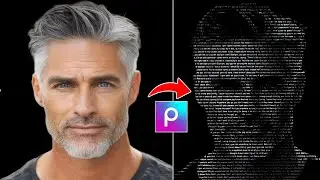 Picsart Text Photo Editing | Picsart Typography Face Text Photo Editing Tutorial | Face Text Editing