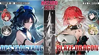 Yangyang & Changli x Jiyan | Tower of Adversity - Hazard Zone 23 Crests (Wuthering Waves)