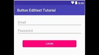 How to change the button designs while typing in Edit Text - Text Watcher Android Tutorial