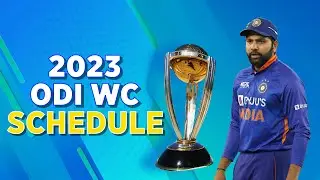 2023 ODI WC schedule: India vs Pakistan on Oct 15, Ahmedabad to host final