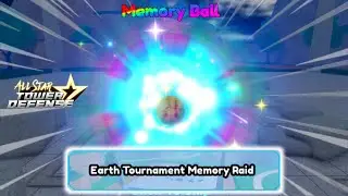 Beating Earth Tournament Memory Raid | Memory Ball | Roblox All Star Tower Defense