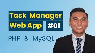 1. TASK MANAGER - Design Home Page and Manage Lists Page (PHP MySQL Project Tutorial)