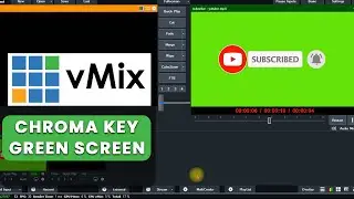 How to use green screen in vmix - Chroma Key Tutorial