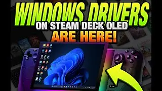 Steam Deck OLED Windows Drivers are HERE! Dual Boot Windows & SteamOS!